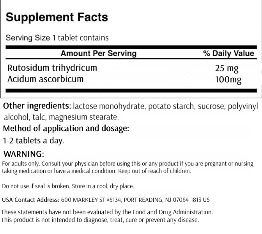 Rutinoscorbin 300 Tablets.