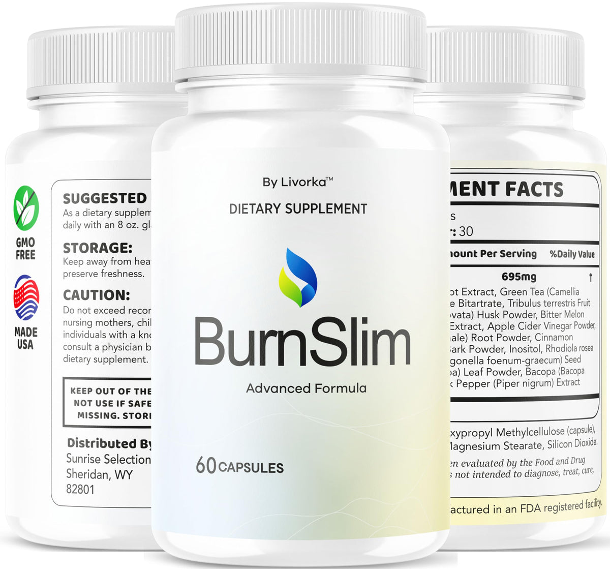 Burn Slim Capsules - Official BurnSlim Weight Pills Advanced Premium Formula Support, All Natural Burn Slim Vitamin Supplement for Overall Health & Wellness Reviews, 60 Capsules for 1 Month