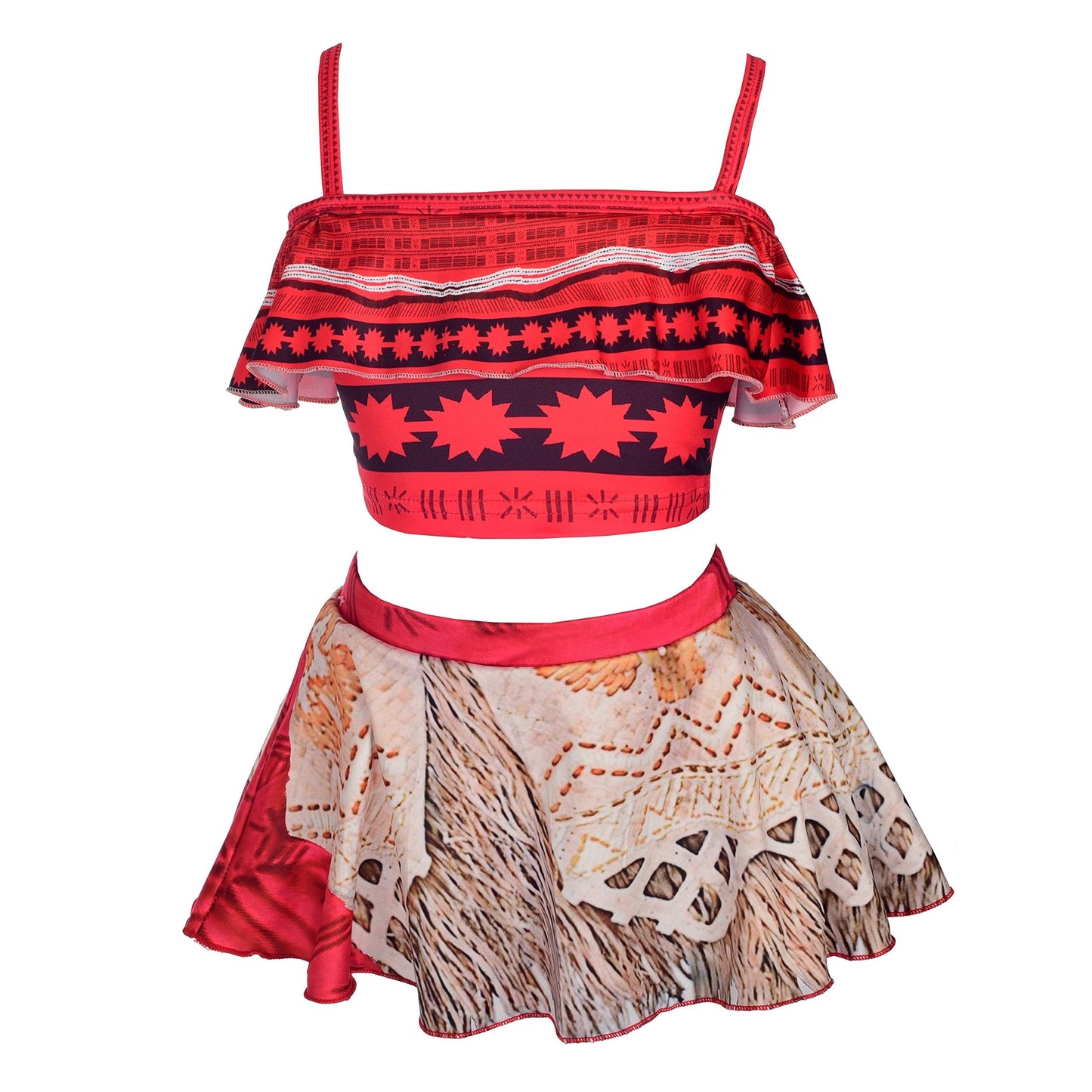 Lito Angels Girls Princess Swimsuit Bathing Suit Poolside Swimwear Tankini Adventure Outfit Two Piece Set Size 12