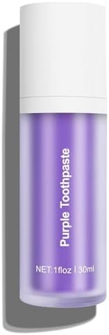 Purple Toothpaste for Teeth Whitening, Purple Toothpaste, Tooth Stain Removal, Tooth Stain Removal Colour Corrector, Teeth Whitening Kit