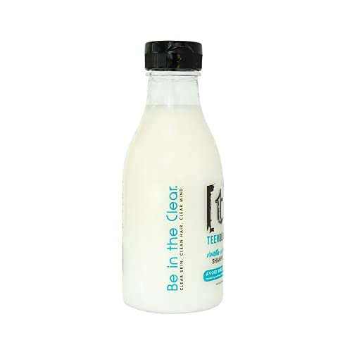 Teenology Shampoo for Teens, For Clear Skin and Healthy Hair, Natural Botanical Extracts, 16 oz. (Vanilla Almond)