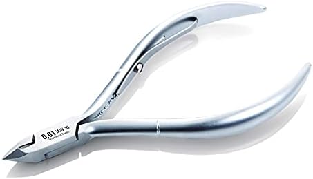 Nghia Professional Stainless Steel Cuticle Nipper C-03 (D-01) Jaw 14 Cuticle Cutter Trimmer Manicure Tools with Double Spring– Perfect Nail Care Tool at Home/Spa/Saloon Osimihome (1 PCS) C-03 D01-14