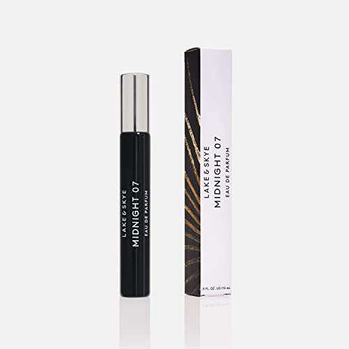 Lake & Skye Midnight 07 Eau de Parfum Spray, Long Lasting Fragrance, 0.5 fl oz (15 ml) - Alluring, Mysterious, Fruity Scent