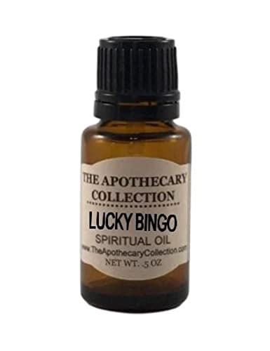 LUCKY BINGO Spiritual Oil (aceite) for Hoodoo, Voodoo, Santeria, Wicca, Rootwork, & Spells