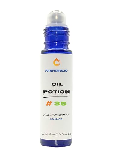 Oil Potion # 35 Inspired by Samsara Women's Uncut Grade A Fragrance Body Oil Dupe Concentrated Long Lasting Roll-On 10ml / 0.33 oz
