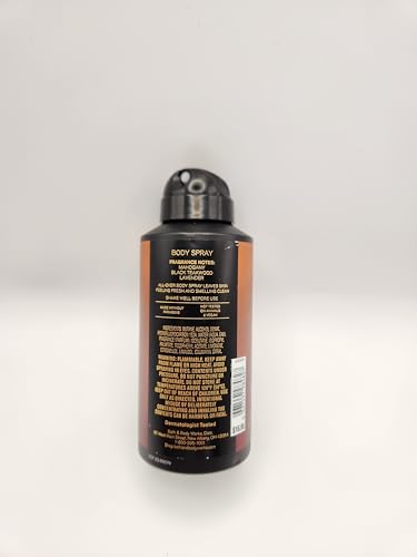 Bath & Body Mahogany Teakwood Men's Body Spray - 3 Pack