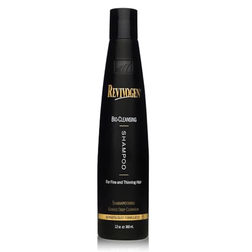 Revivogen MD Bio-Cleansing Shampoo for Thinning Hair, DHT Blocker Shampoo, Hair Loss Shampoo, Shampoo Thinning Hair, Soothes Scalp, Routine Shampoo for Women/Men Hair Loss, Hair Shampoo, 12oz