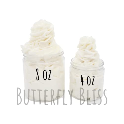 Cotton Candy Whipped Body Butter, natural lotion, organic, 4oz jar, made with shea butter, mango butter, coconut oil, almond oil
