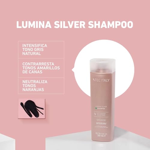 Tec Italy - Lumina Purple Shampoo, 10.1 oz