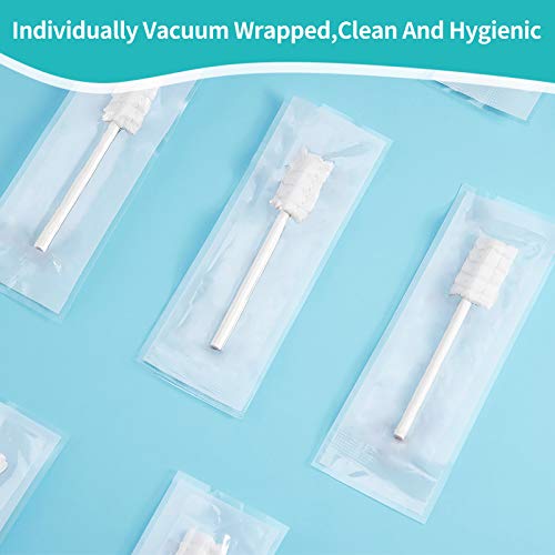 Dearlomum Baby Tongue Cleaner, Newborn Toothbrush, 96PCS Disposable Infant Toothbrushes, Gauze Gum Cleaner Toothbrush Baby Oral Cleaning Stick Dental Care for 0-36 Months