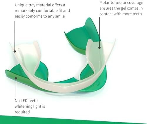 Opalescence Go - Prefilled Teeth Whitening Trays - Original 15% - (4 Treatments) - Hydrogen Peroxide with PF - Cool Mint - Made by Ultradent. 4648-1