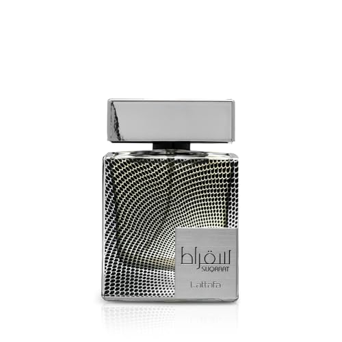 Lattafa Suqraat - Fresh, Spicy, Aromatic, Woody - Eau de Parfum Long-Lasting Fragrance for Men, 3.4 Ounce / 100 ml