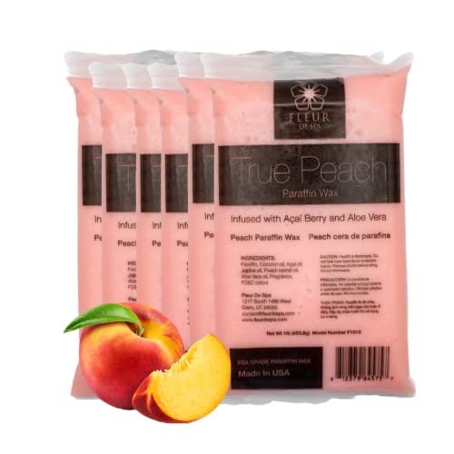 Paraffin Wax Refills – Made in USA – Coconut & Jojoba Oils for Luxurious Spa or Home Use on Hands, Feet, Body. Hydrating & Soothing