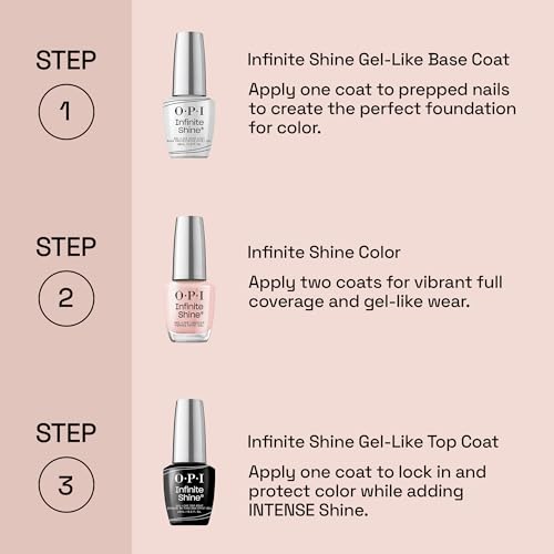 OPI Infinite Shine Long Wear Nail Polish | Opaque Crème Metallic Shimmer Gel Like Nail Polish | Wicked Limited Edition Holiday Collection