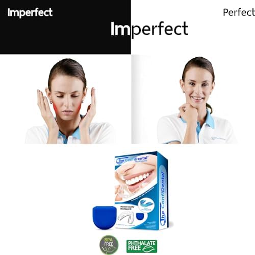 Pack of 3 Moldable Mouth Guard for Teeth Grinding Clenching Bruxism, Sport Athletic, Whitening Tray, Including 2 Regular and 1 Heavy Duty Guard (2 (LLL) Regular 1 (II) Heavy Duty)