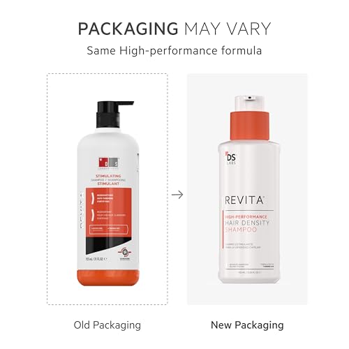 DS Labs Revita Shampoo – High-Performance Hair Density Shampoo, Volumizing & Thickening, Fuller, Healthier-Looking Hair, Sulfate & Silicone Free, For Men & Women, 925mL, Packaging May Vary