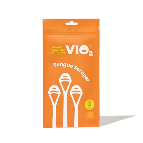 Tongue Scraper - Pack of 3 REUSABLE - BPA Free, PFAS Free, Latex Free, KID FRIENDLY