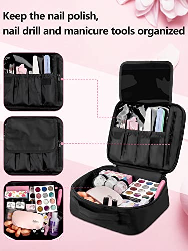 42 Colors Acrylic Nails Kit with Drill and UV Light - Acrylic Nail Powder, Glitter and Monomer Liquid Kit with Storage Bag, 5PCS Practice Fingers