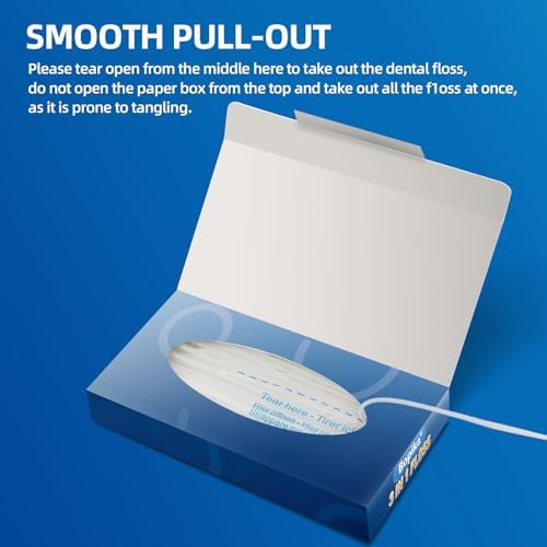 Bopika Dental Floss for Braces, 3 in 1 Ultimate Floss, Floss Threaders for Bridges and Implants, 80 Pre-Cut Strands (Pack of 3)