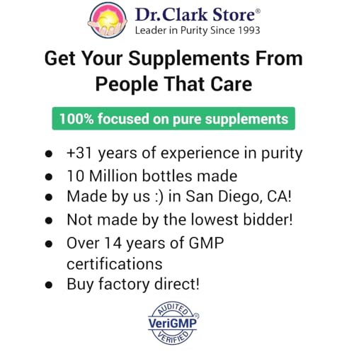Dr. Clark Store Epsom Salt – 10oz, USP Food Grade, Magnesium Sulfate for Natural Detoxification, Muscle Relaxation, Skin Care, Relieves Occasional Constipation & Supports Liver Flush