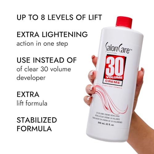 Salon Care 30 Volume Creme Developer 32 Oz