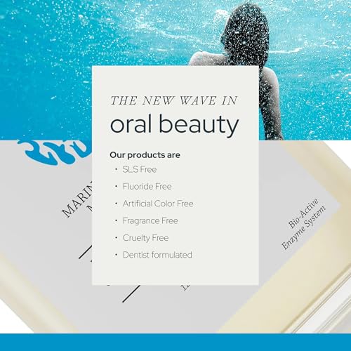 Olas Alcohol Free Mouthwash & Oral Rinse - Marine Bio-Active Mouth Rinse With Essential Oils & Antioxidants for a Healthy Oral Microbiome - Fluoride Free Natural Mouthwash (200 ml)