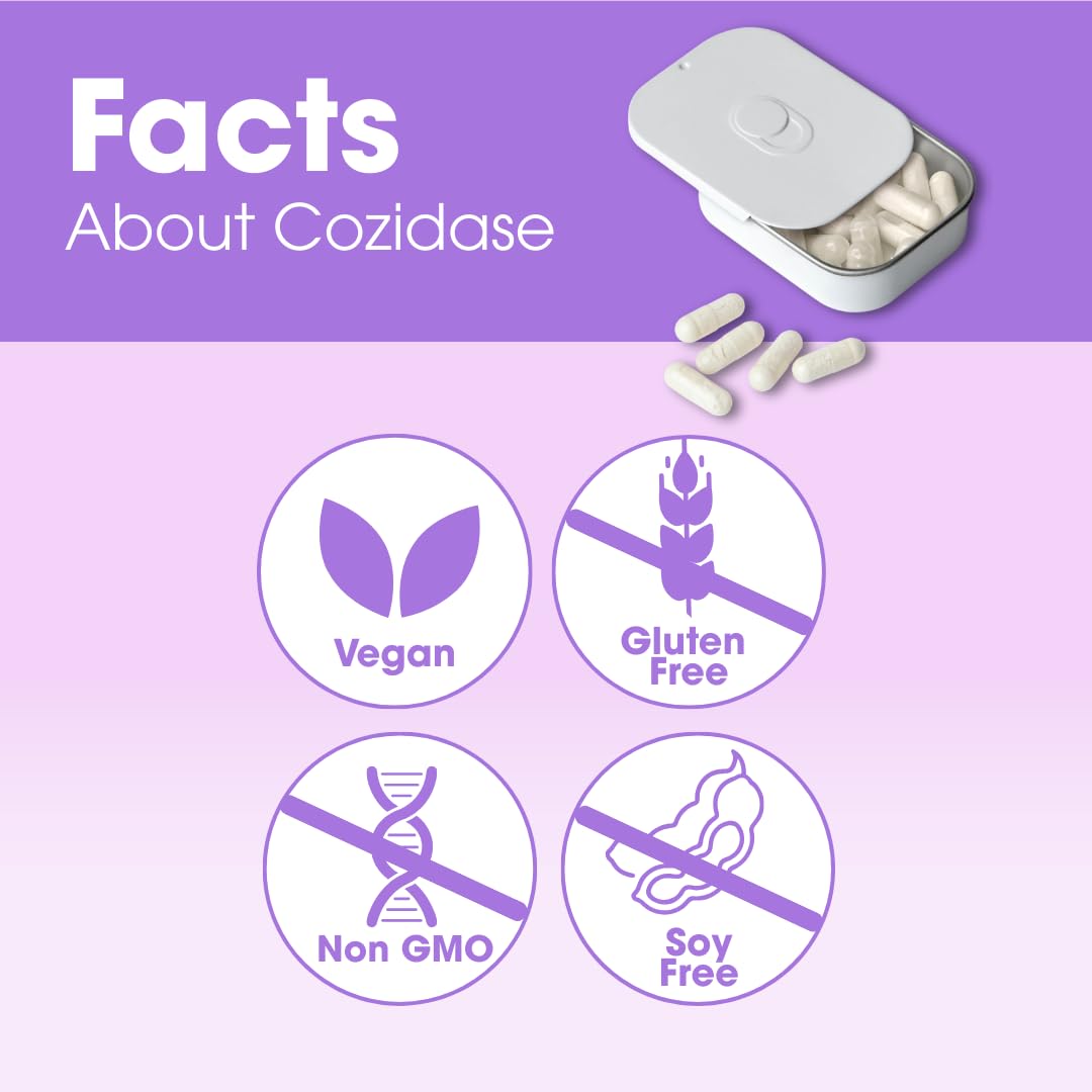 Intoleran Cozidase - 60 Capsules | Supplement for Histamine Intolerance & DAO Deficiency | Stimulates Diamine Oxidase (DAO) Enzyme Production | Vitamins & Minerals; Copper, Zinc, Vitamin B6 & C