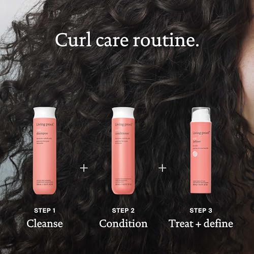 Living Proof Curl Conditioner, Hydrating Conditioner for Women with Wavy, Curly, and Coily Hair, Strengthens and Defines Curls