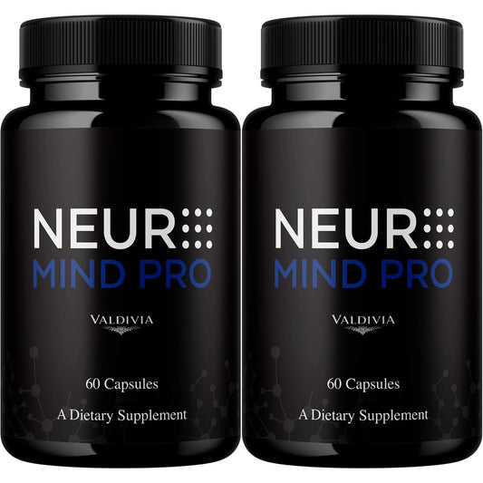 (2 Pack) Neuro Mind Pro Capsules - Official NeuroMindPro Supplement, Premium Formula, Natural Vitamins for Health & Wellness - 120 Capsules for 2 Months