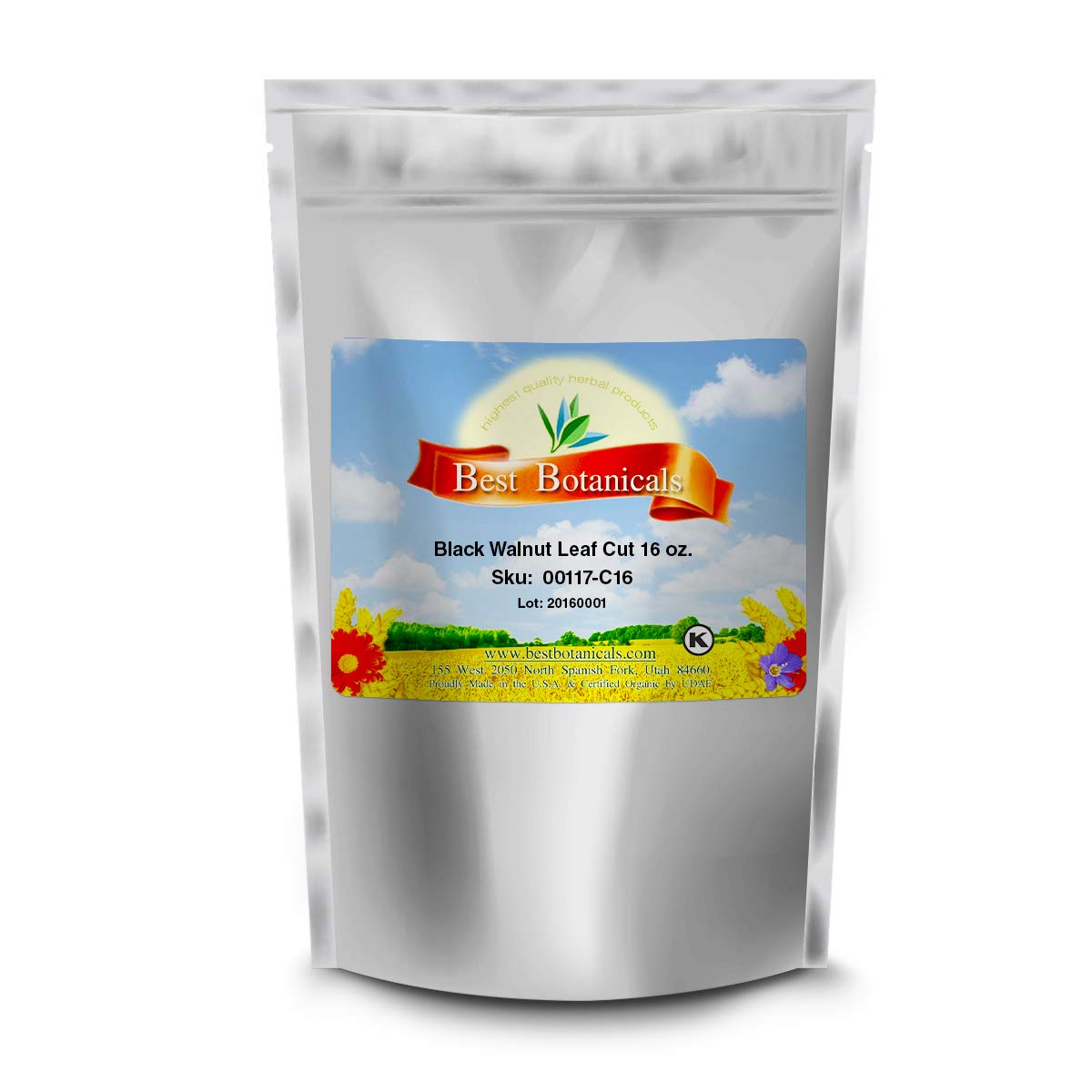 Best Botanicals Black Walnut Leaf Cut 16 oz.