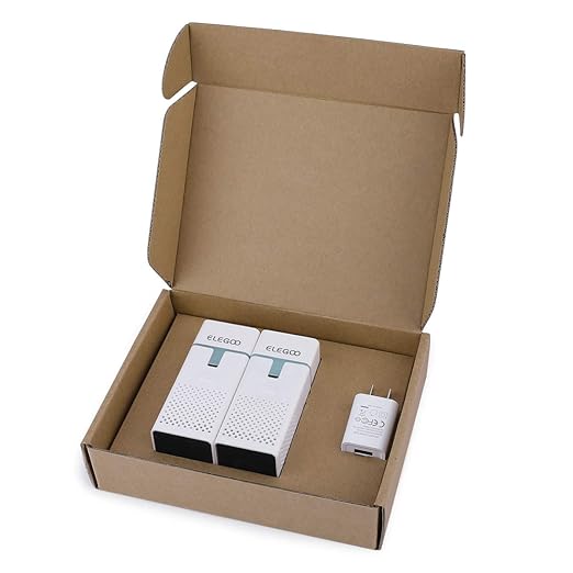 ELEGOO Mini Air Purifier with Activated Carbon Filter and Universal Adaptor for LCD/DLP/MSLA Resin 3D Printer(Pack of 2)