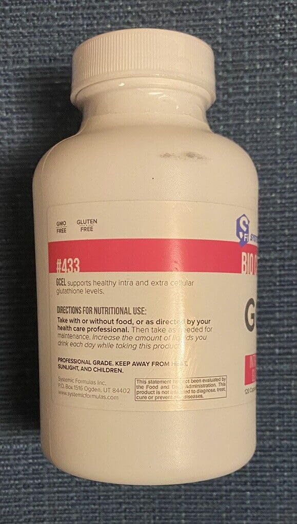 Systemic Formulas #433 GCEL Intracellular Glutathione Support