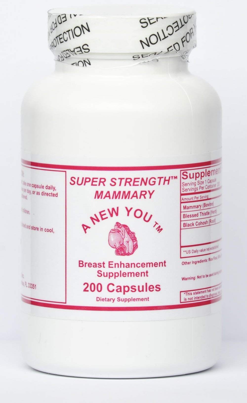 Super Strength Mammary Glandular Formula 200 Capsules