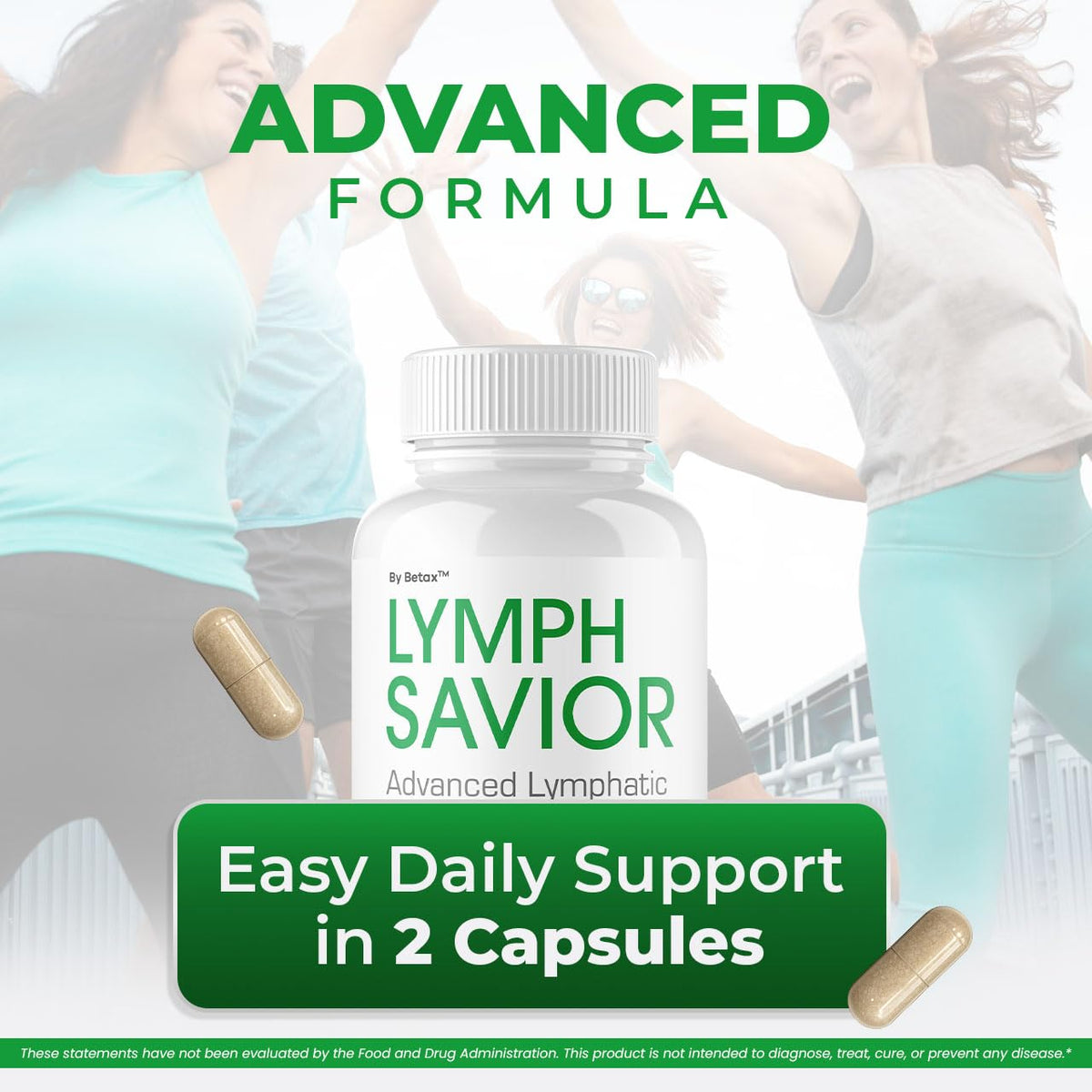 Lymph Savior Lymphatic & Fluid Balance Capsules – 60 Capsules
