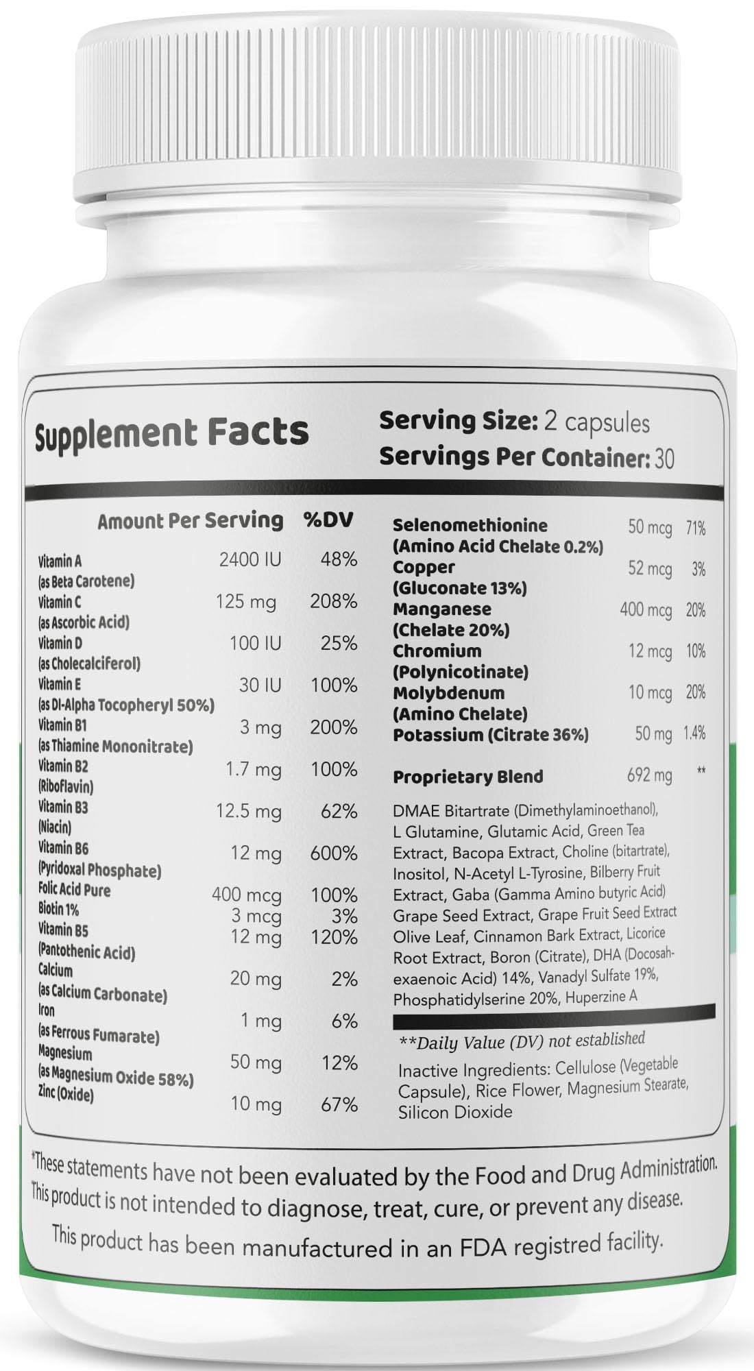 (2 Pack) Vertigenics Supplement Capsules, Vertigenics Capsules, Vertigenics Review, Vertigenics Advanced Formula Brain Health Support, Vertigenics Pills All Natural Formula, 120 Capsules for 2 Months