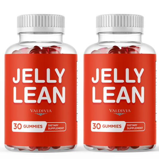 (2 Pack) Jelly Lean Gummies - Official Jelly Lean Gummys Advanced Premium Formula Maximum Strength, All Natural Daily JellyLean Vitamins Support for Overall Health & Wellness, 60 Gummies for 2 Months