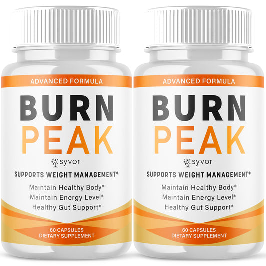 (2 Pack) Burn Peak Capsules, Official Burnpeak Pink Salt Pills with All Natural Ingredients, Advanced BurnPeak Health Supplement with Premium Vitamins for Active Lifestyle Support (120 Capsules)