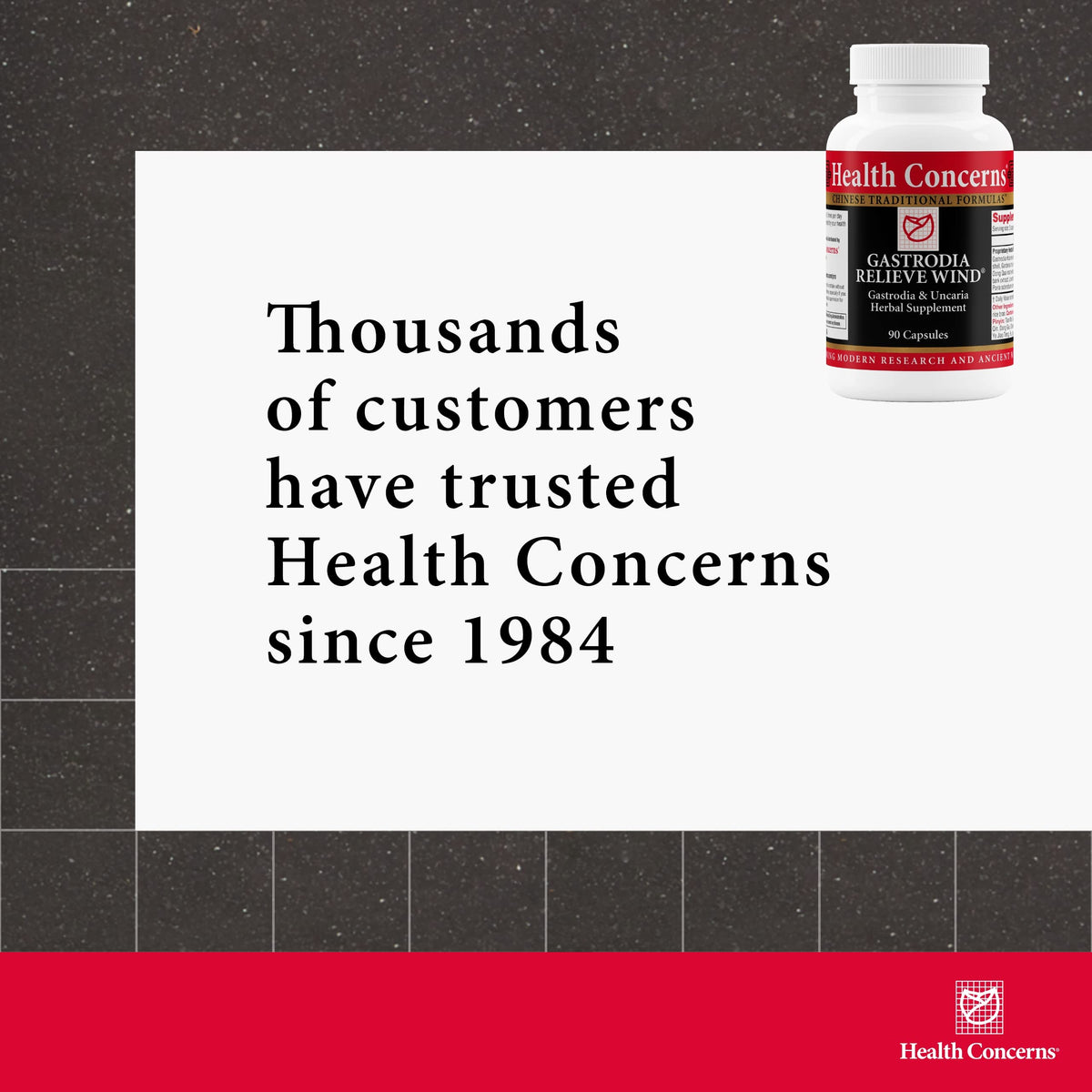 Health Concerns Gastrodia Relieve Wind – Headache, Dizziness & Liver Support – Chinese Herbal Formula with Gastrodia, Uncaria, Skullcap, & Dong Quai – Blood Circulation Supplement – 90 Capsules