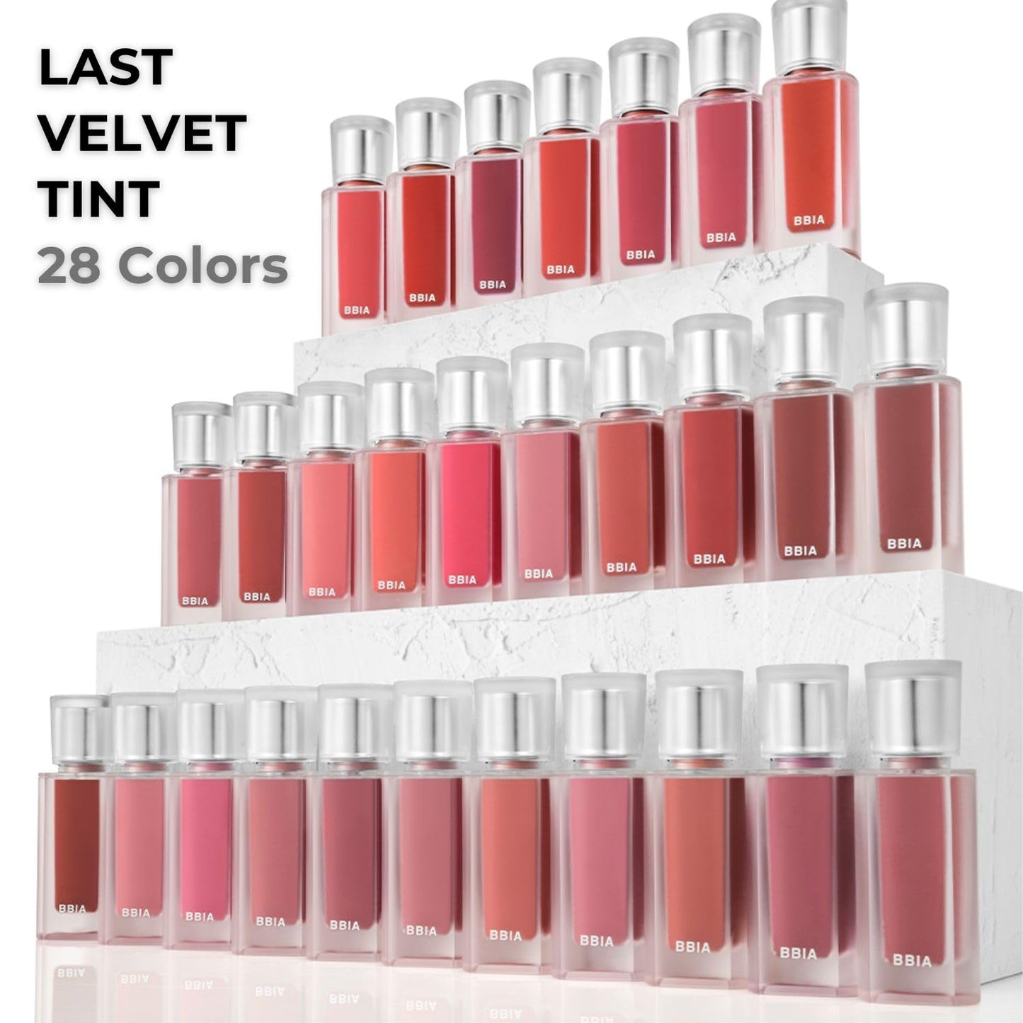 BBIA Last Velvet Tint NEW - Soft Creamy Matte Finish Lip Stain, Blur Effect & Velvety Texture, Long-Lasting, High Pigment, Non-Drying, Vegan, Korean Lip Makeup (V17 MORE PLEASANT, Pack of 1)