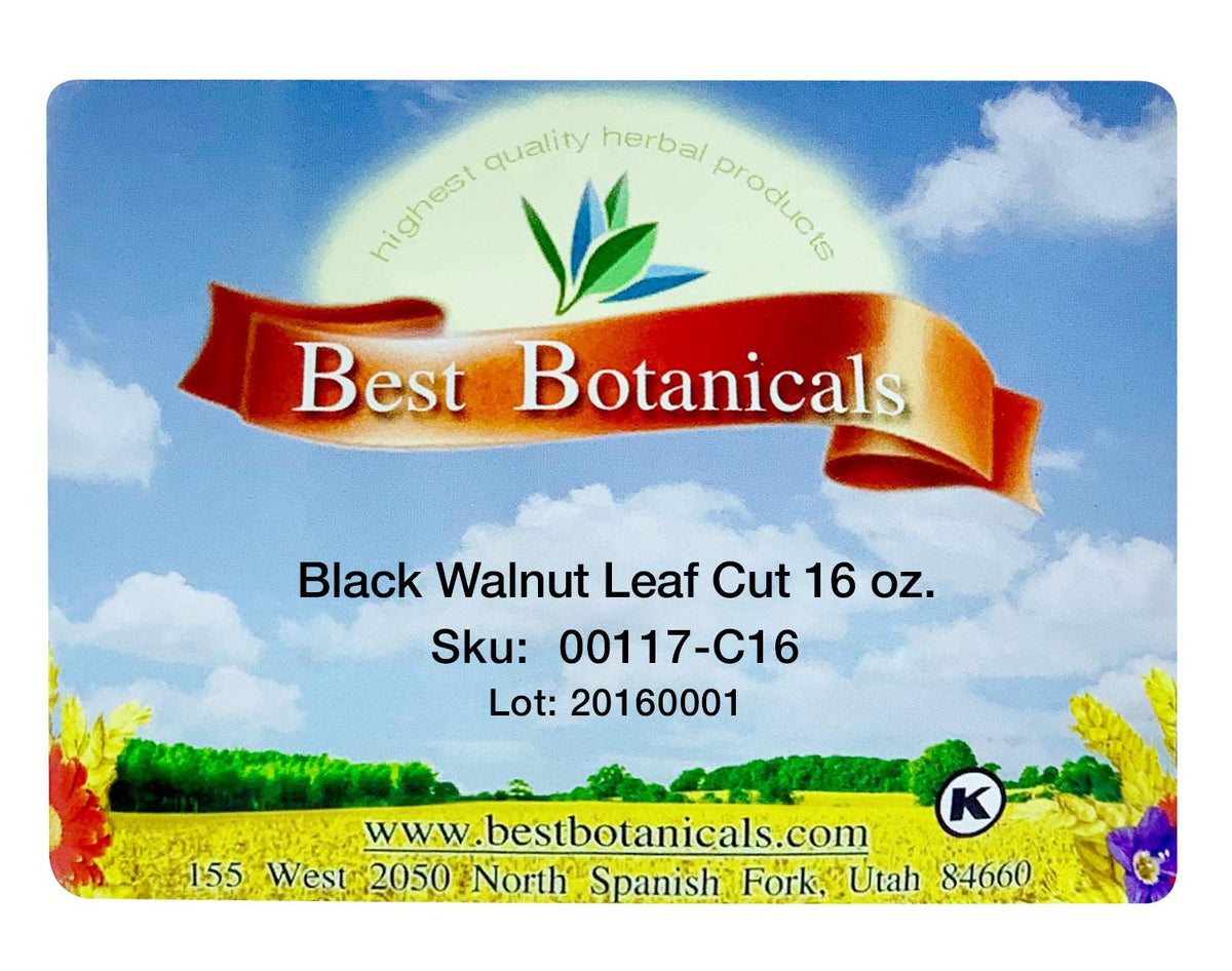 Best Botanicals Black Walnut Leaf Cut 16 oz.