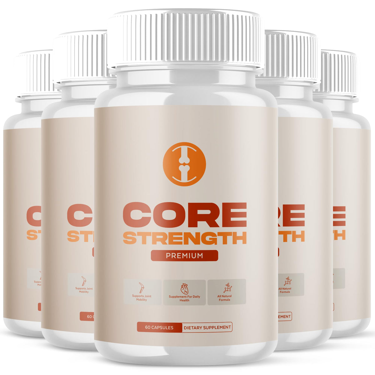Core Strength Joint Support Capsules – 60 Capsules, 5-Pack