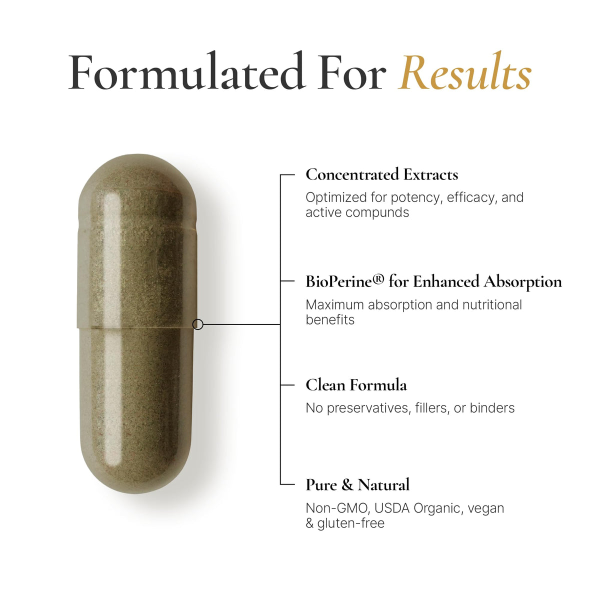 Restore - Organic Sea Moss Ashwagandha Shilajit Supplement - Black Seed Oil Turmeric Burdock Bladderwrack ACV - Thyroid, Gut Health, Immune Support - BioPerine® (60 Capsules)