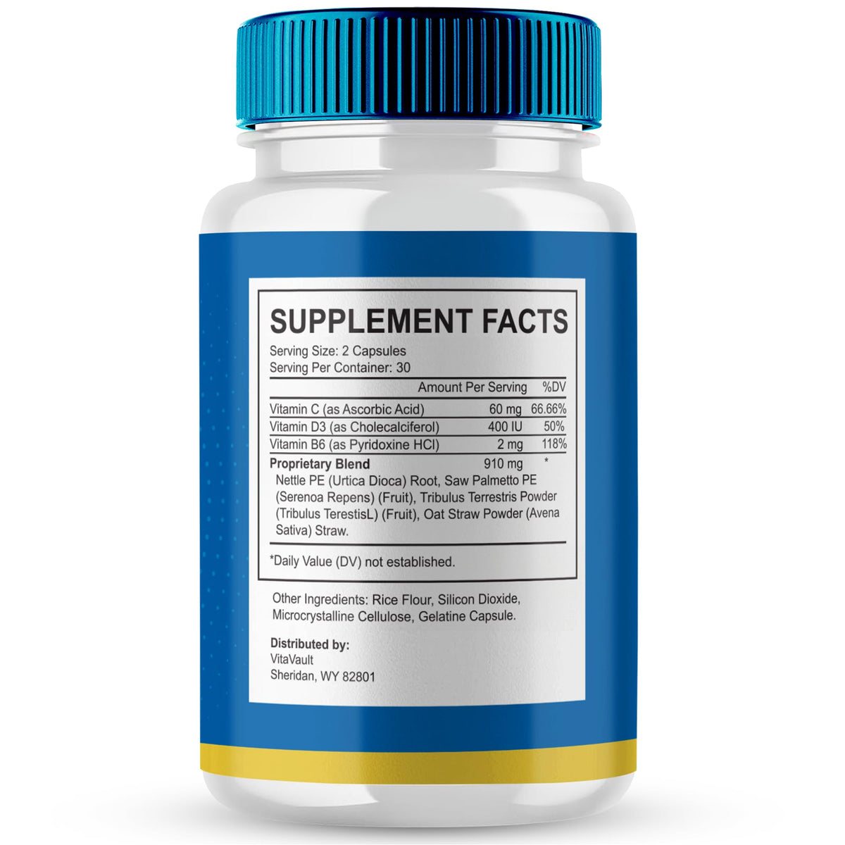 Vitavault Jertaris Capsules, Jertaris Prostate Health Supplement Pills - Extra Strength, Jertaris Supports Prostate Heath All Natural Formula, Jerta RIS Capsules, Jer Taris Reviews (2 Pack)