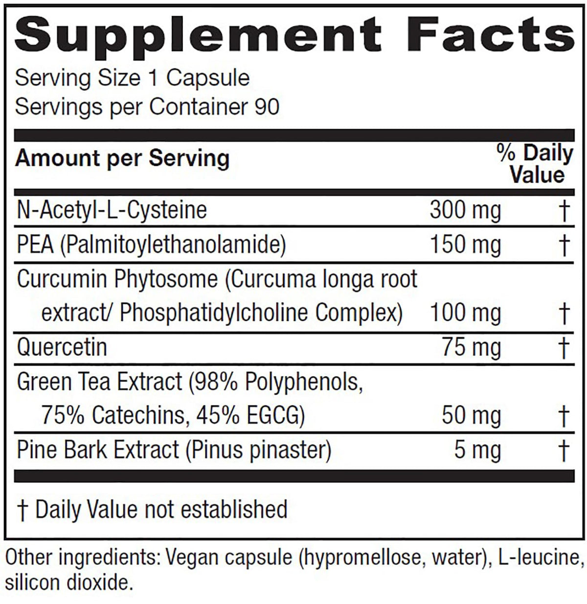 Vitanica NAC-Pea Extra, Vegan, 90 Capsules