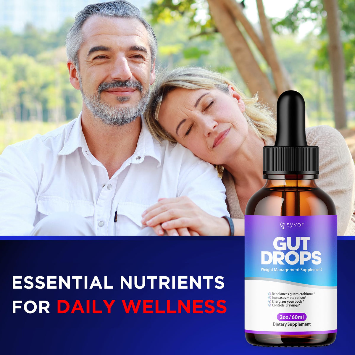 Gut Drops, Official Gut Drops Liquid Supplement Advanced All Natural Vitamin Formula, GutDrop Maximum Strength Biome Support for Health Energy and Wellness Support for Men and Women (30 Servings)