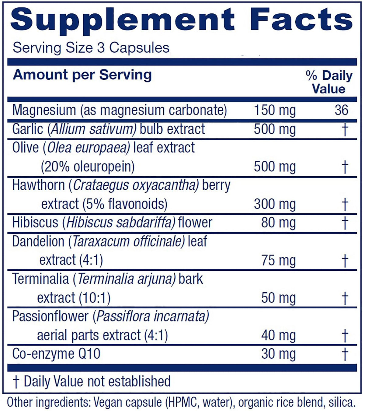 Vitanica VasoBlend, Cardiovascular Support, Vegan/Vegetarian, 180 Capsules