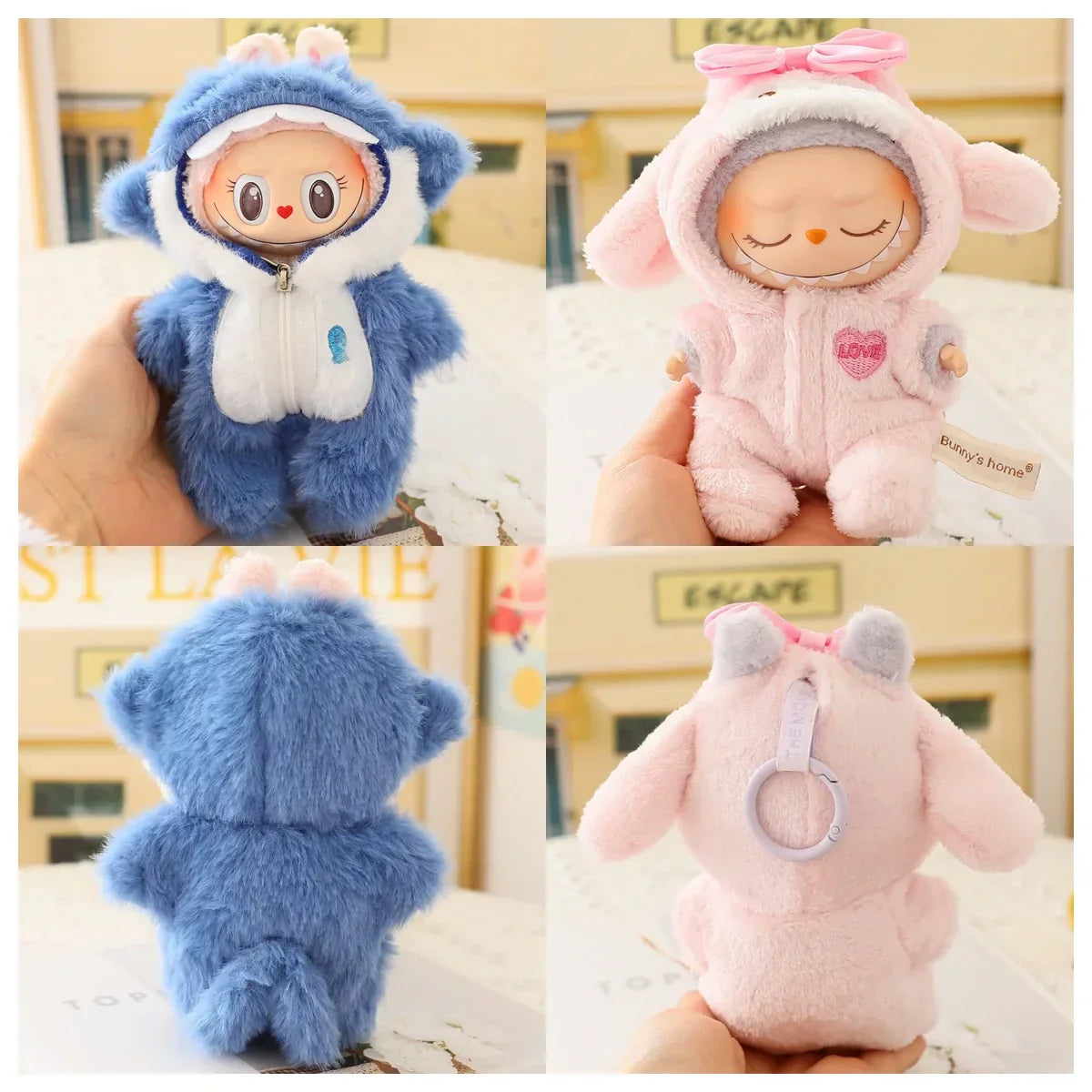 PopMart Labubu 15-17cm Shark Melody Outfit