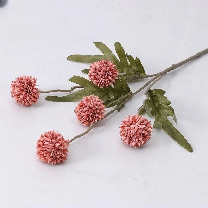 5 Heads Silk Dandelion Flower Bouquet