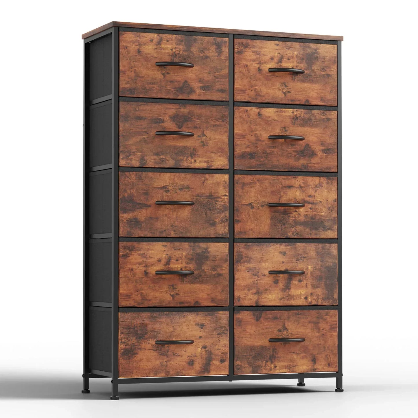 JHK Table with 10 Fabric Drawers