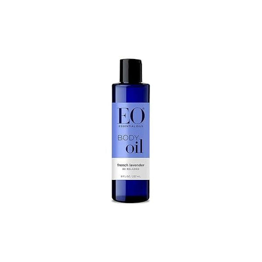 EO Body Oil: Massage and Moisturize, French Lavender, 8 Ounce